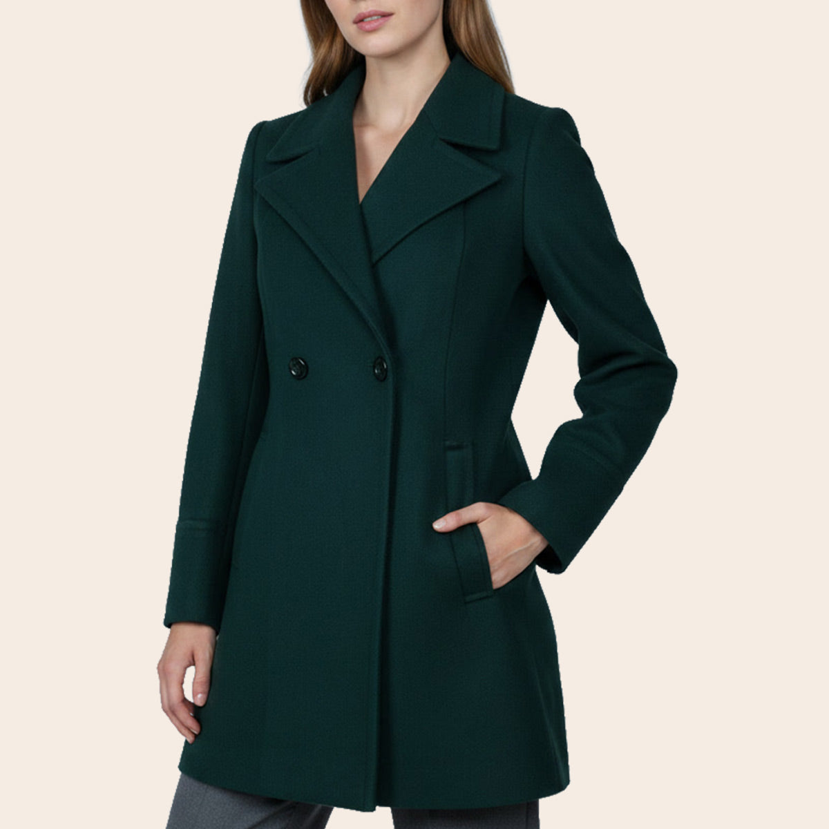 Women's Blazer Fabric Half Coat (ORGBLF-13|1116)