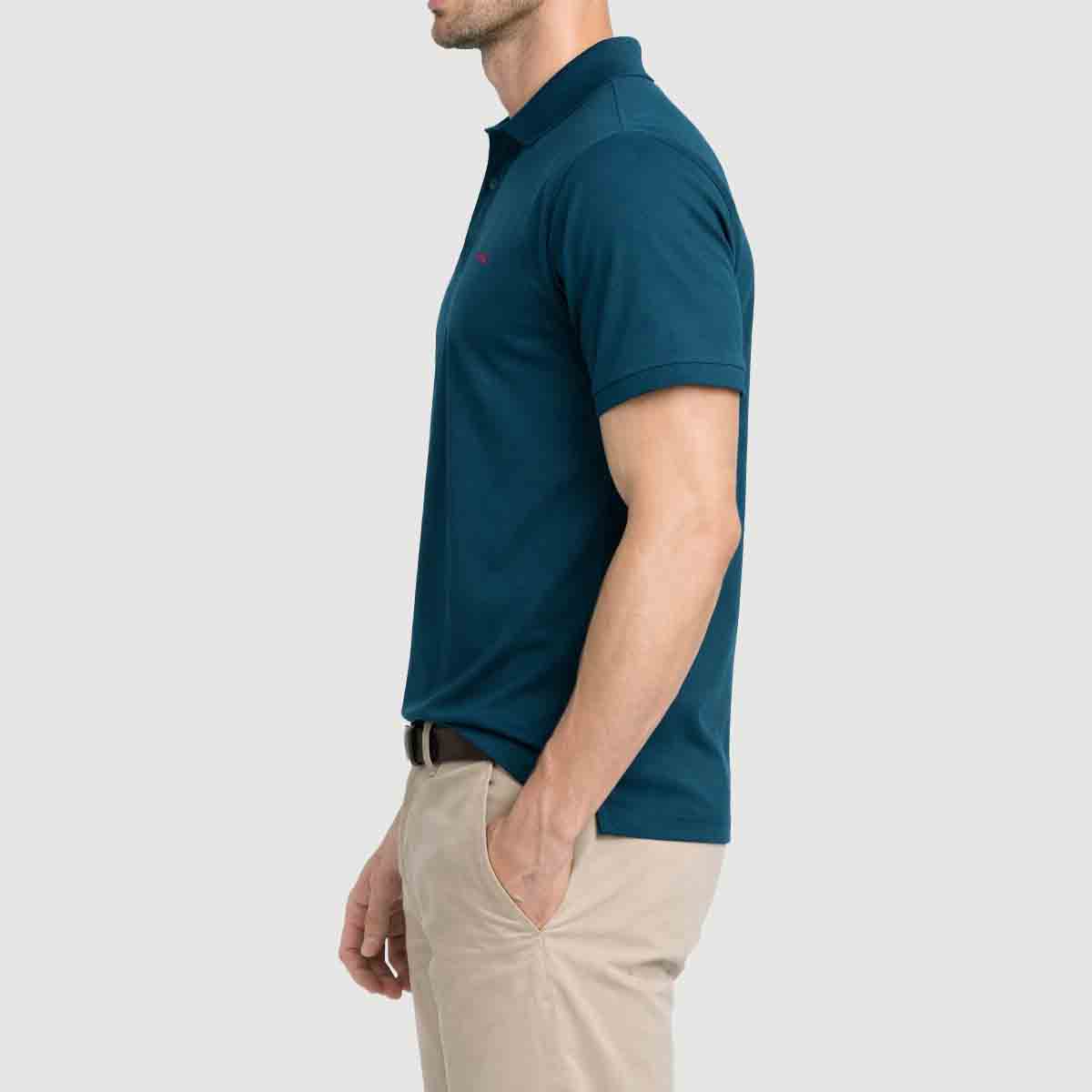 Men's Cotton Stretch Pique Golf Polo (PKPCG-10|PKT/HSL)