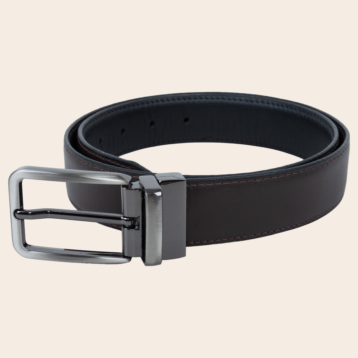 Men's Reversible Leather Belt (ZAL-99/BTL-1|MAT)