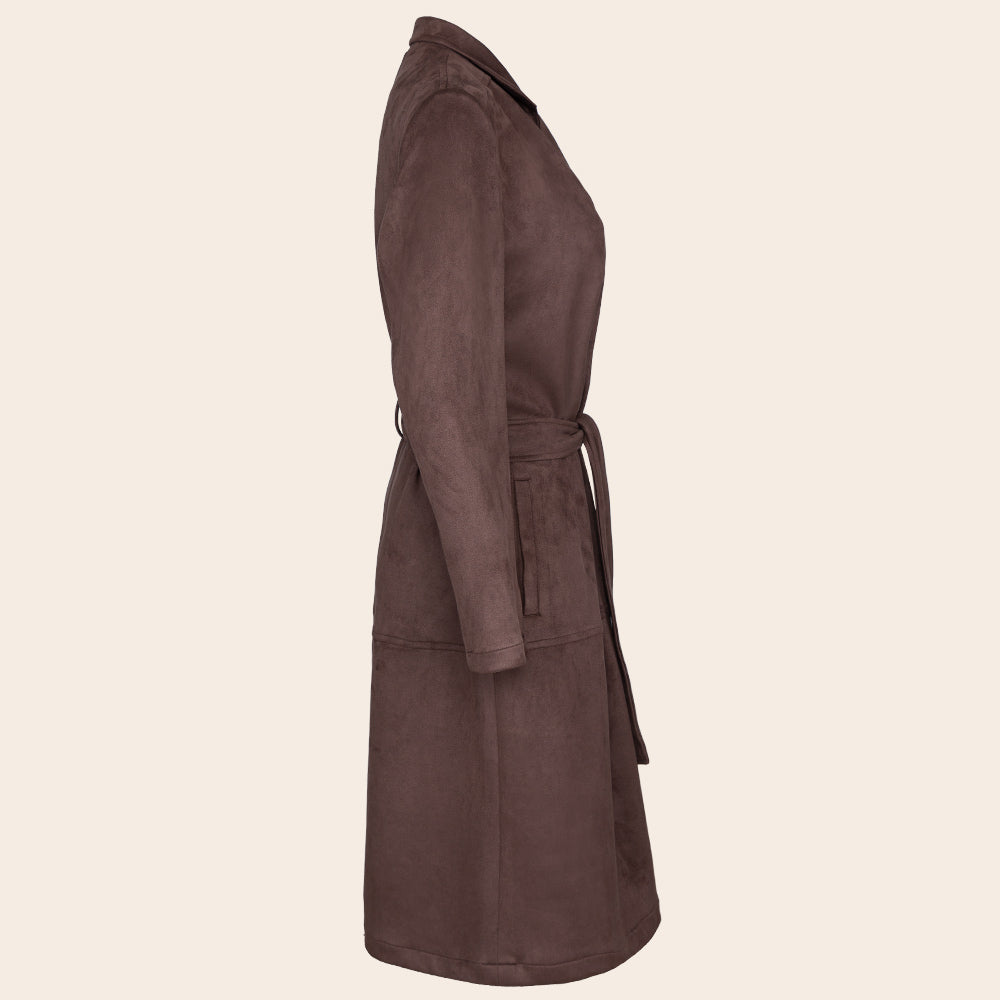 Women's Veloura Belted Half Coat (ORGSUD-2|1816)