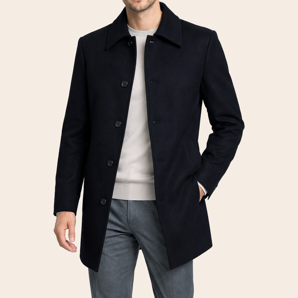 Men's Half Coat (BL-134|CLR)