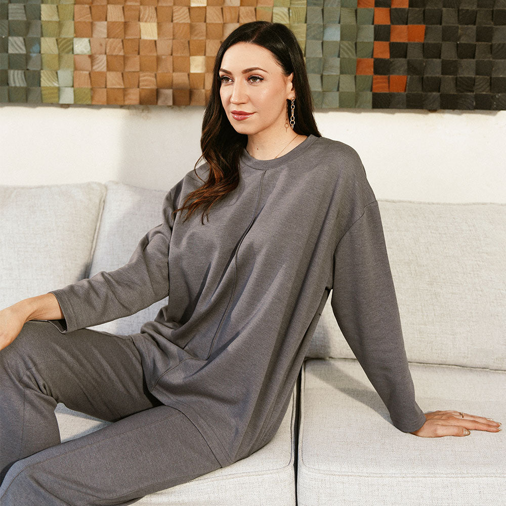 Women's Lyocot Crewneck Sweatshirt (JRCSS-11|1814/SPT)