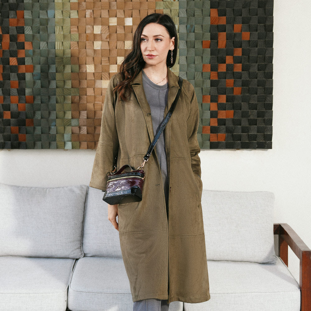 Women's Veloura Long Coat (ORGSUD-4|1815)