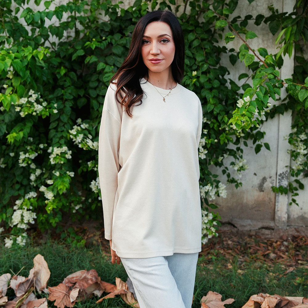 Women's Lyocot Crewneck Sweatshirt (JRCSS-3|1814)