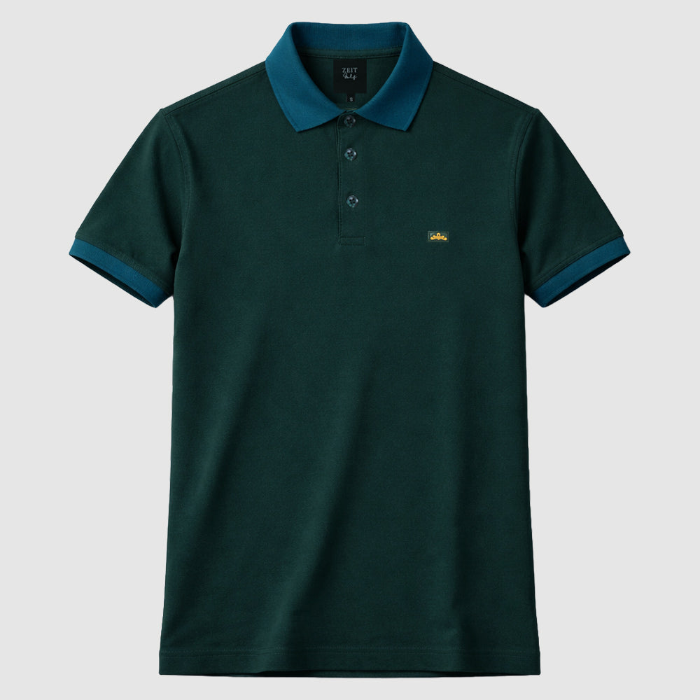 Men's Cotton Stretch Pique Golf Polo (PKPCG-9/10|PKT/HSL)