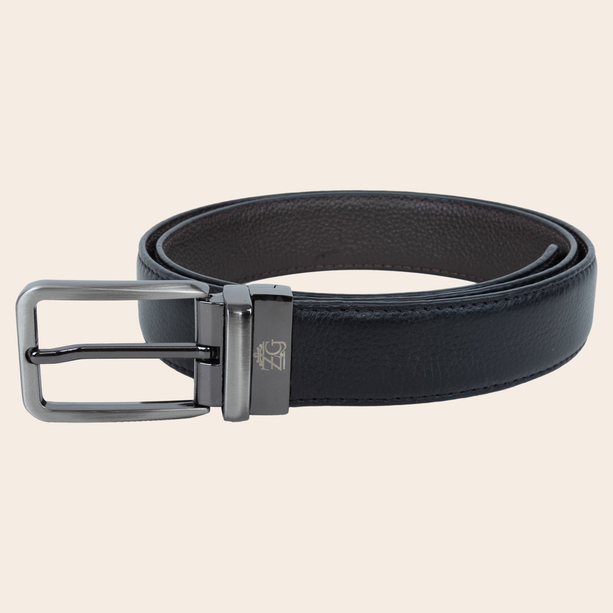 Men's Reversible Leather Belt (ZAL-99/BTL-6|MAT)