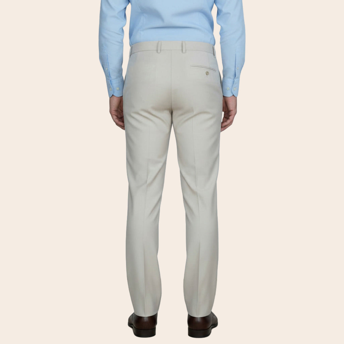 Men's Wool Rich Blend Trouser (STR-85|PTL)