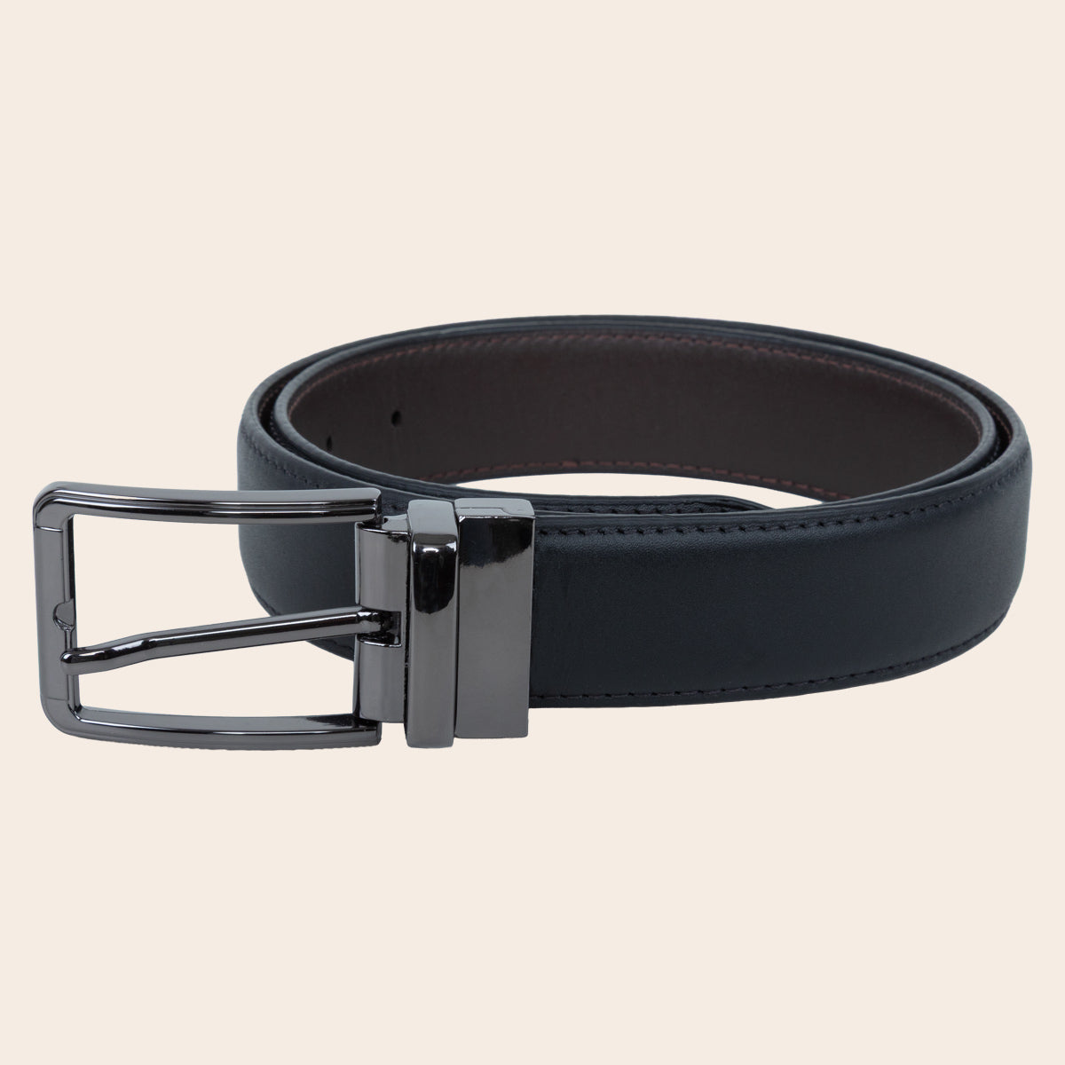 Men's Reversible Leather Belt (ZAL-95/BTL-1|MAT)