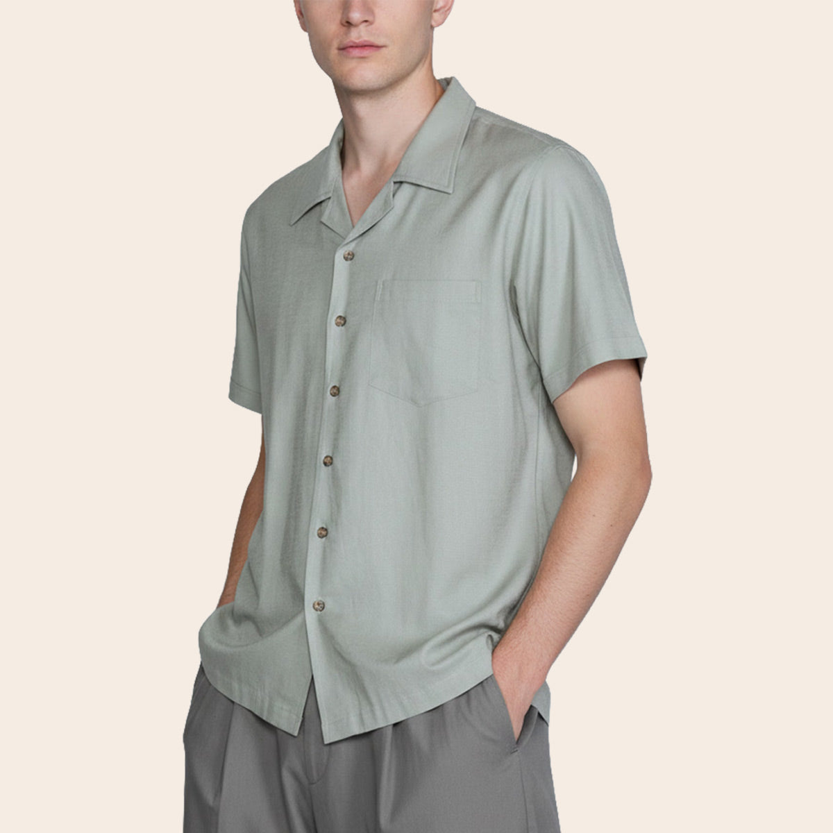 Men's Linen Flex Bushirt (LINCFX-39|CCL/HSP)