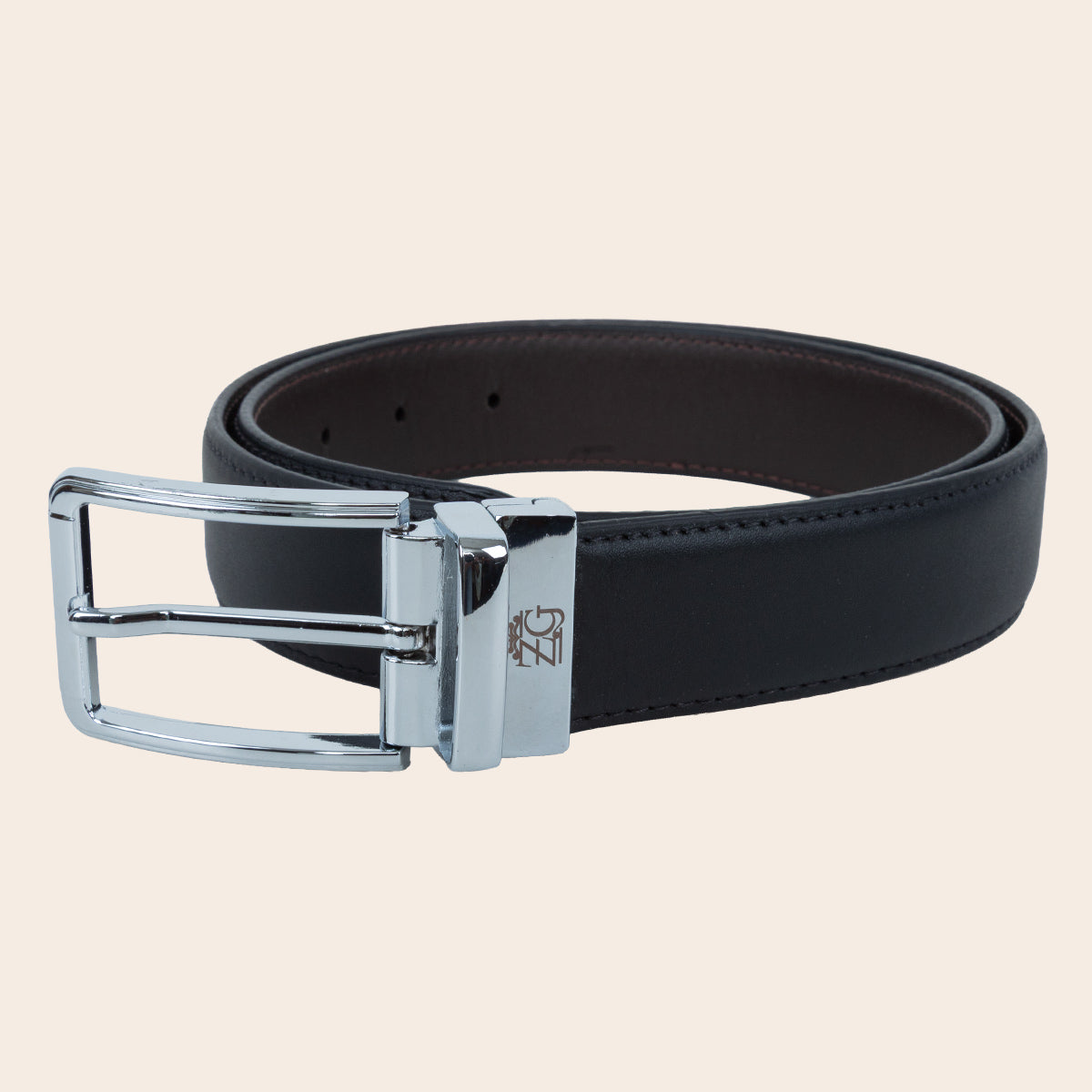 Men's Reversible Leather Belt (ZAL-89/BTL-1|MAT)