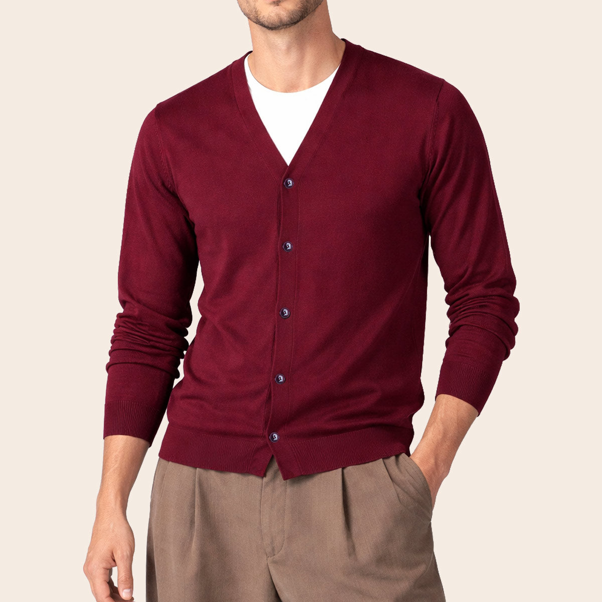 Men's Cardigan (WNP-159|VNK/FSL)