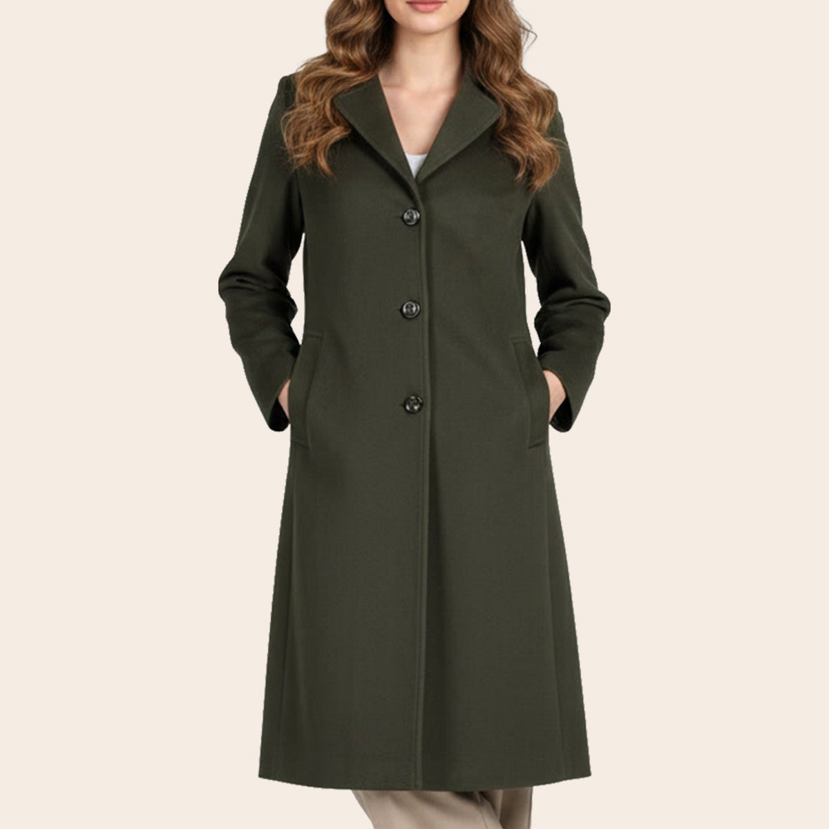 Women's Microfiber Over Coat (ORGKNT-6|1656)