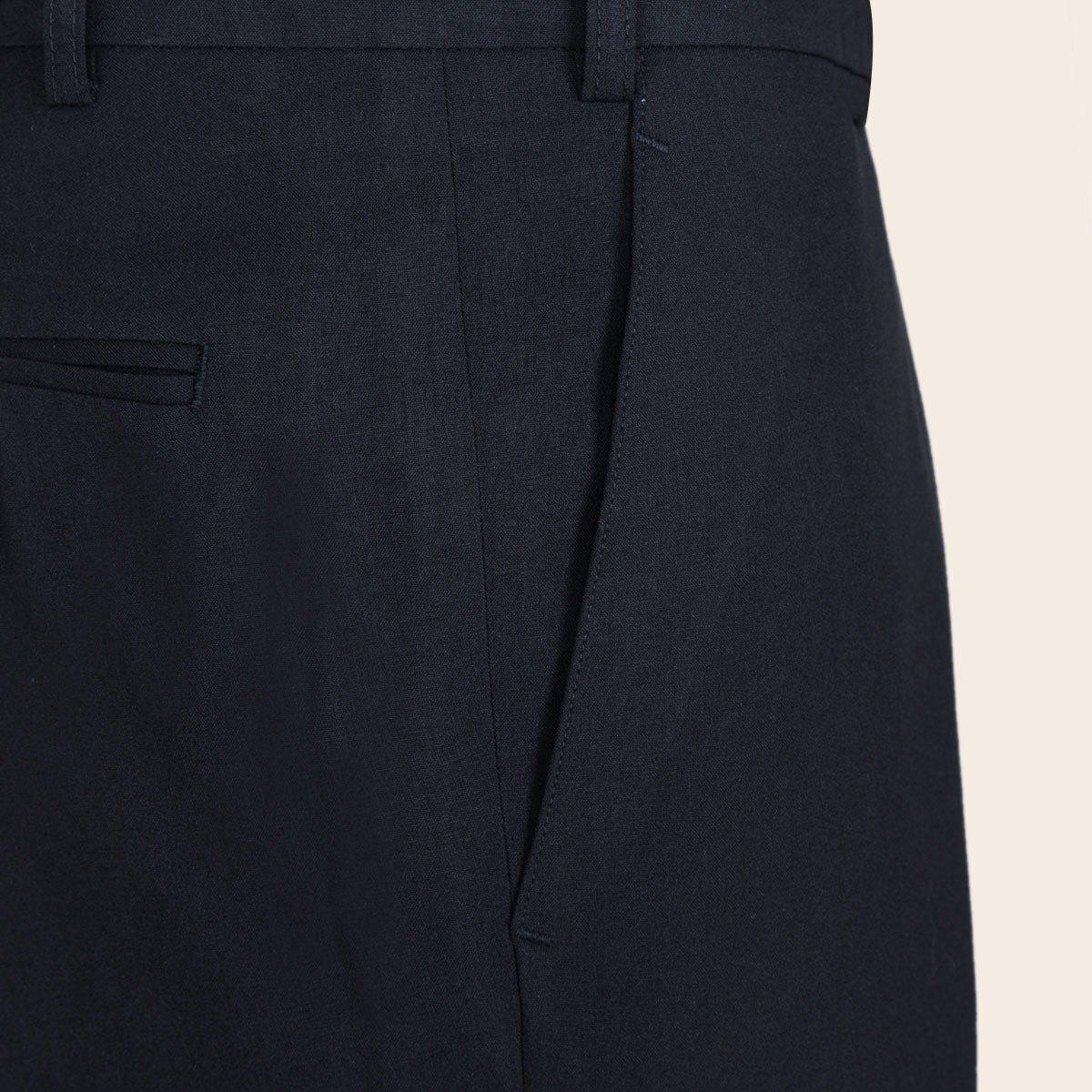 Men's Wool Rich Blend Trouser (STR-57|PTL)