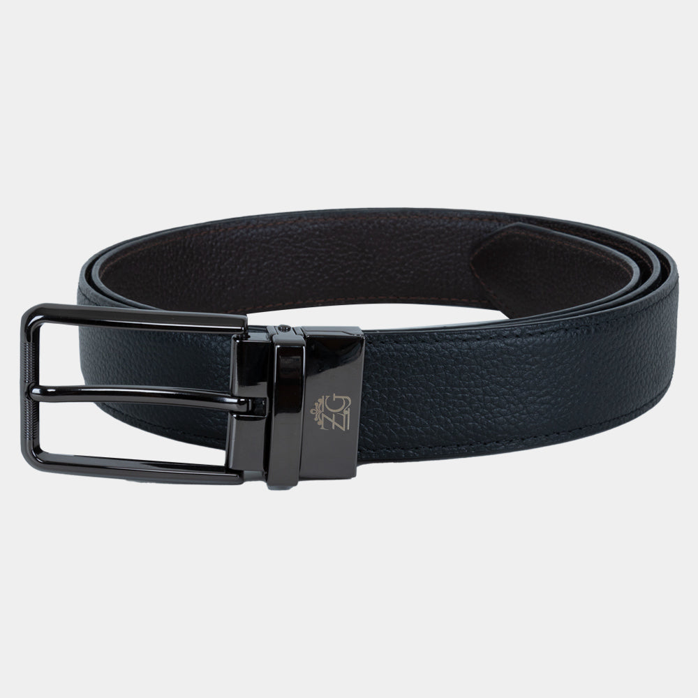 Men's Reversible Leather Belt (ZAL-44/BTL-6|MAT)