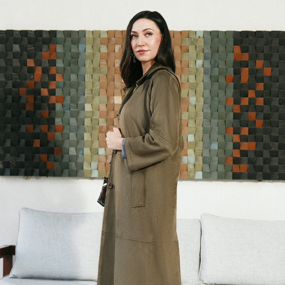 Women's Veloura Long Coat (ORGSUD-4|1815)