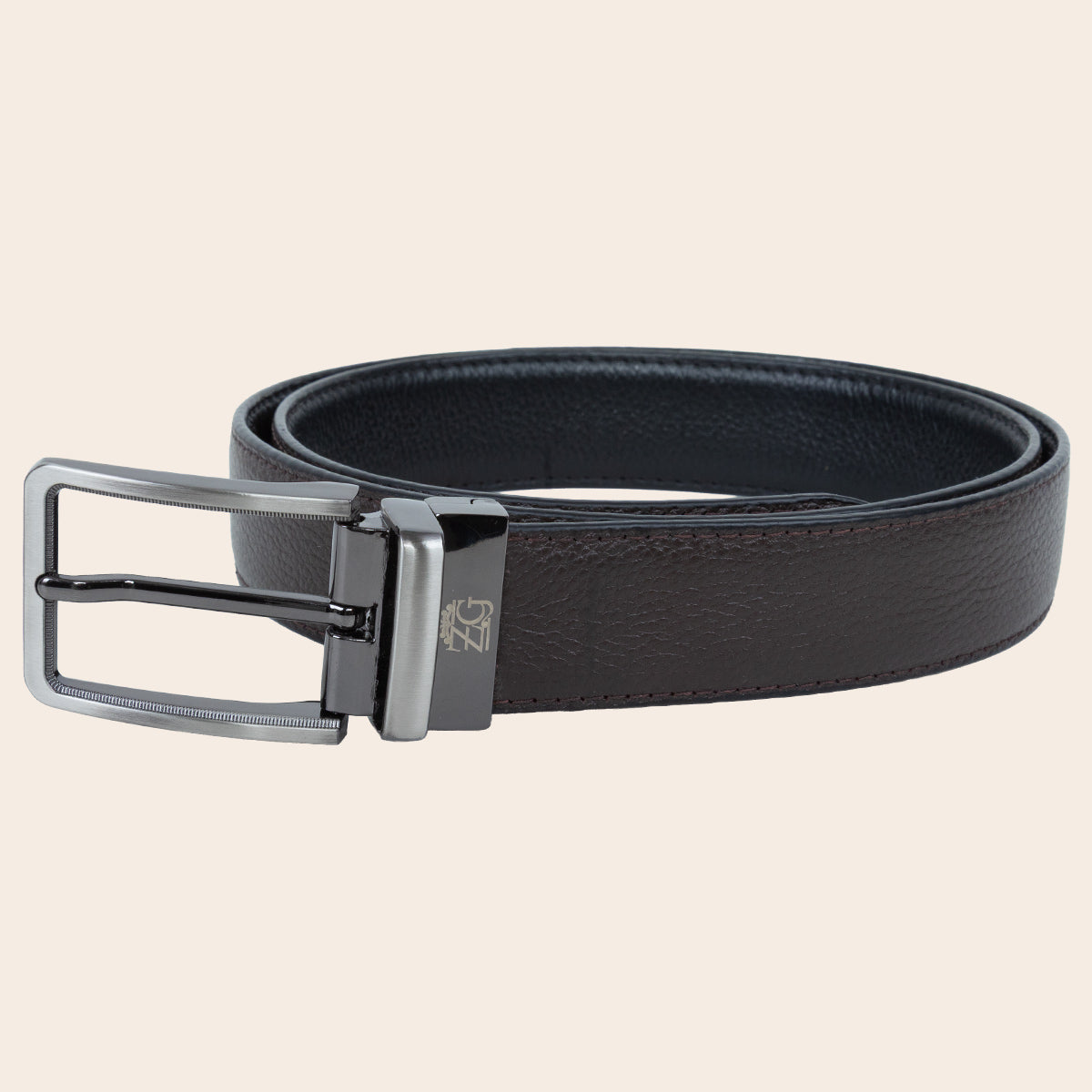 Men's Reversible Leather Belt (ZAL-97/BTL-6|MAT)