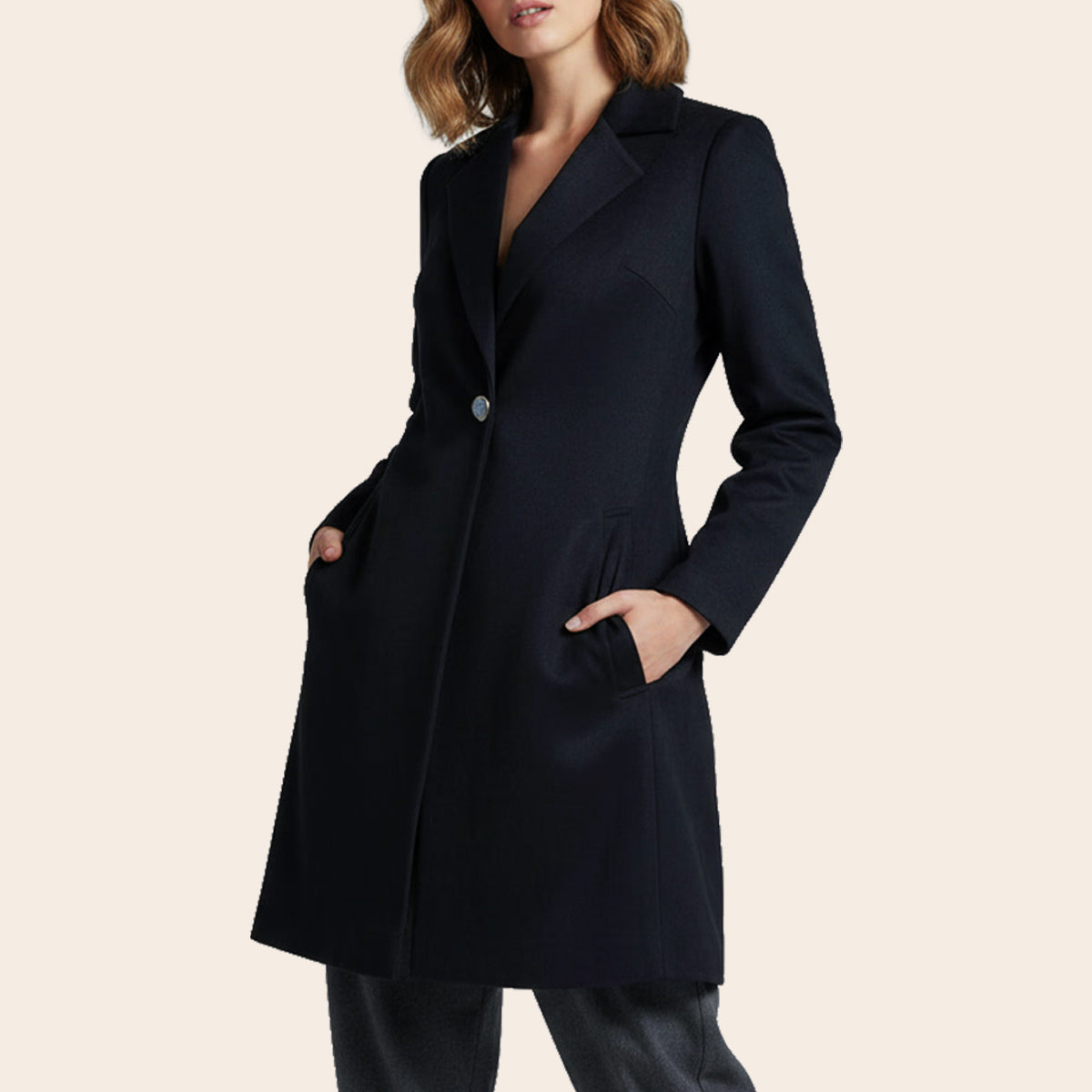Women's Microfiber Half Coat (KNT-108|1114)