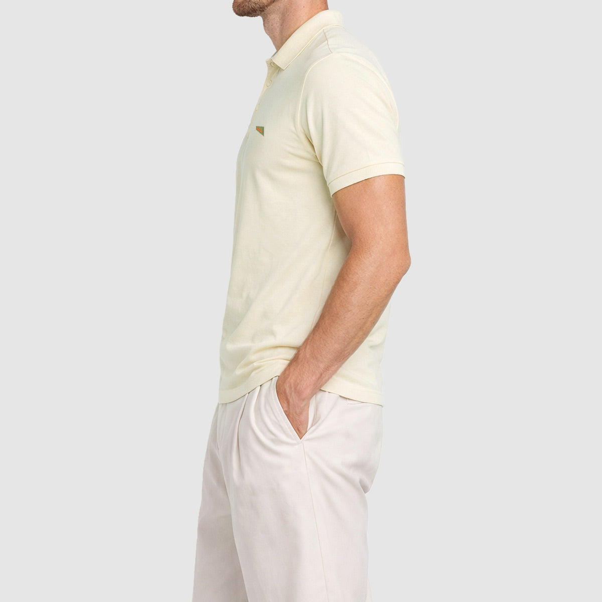 Men's Cotton Stretch Pique Golf Polo (PKPCG-3|PKT/HSL)
