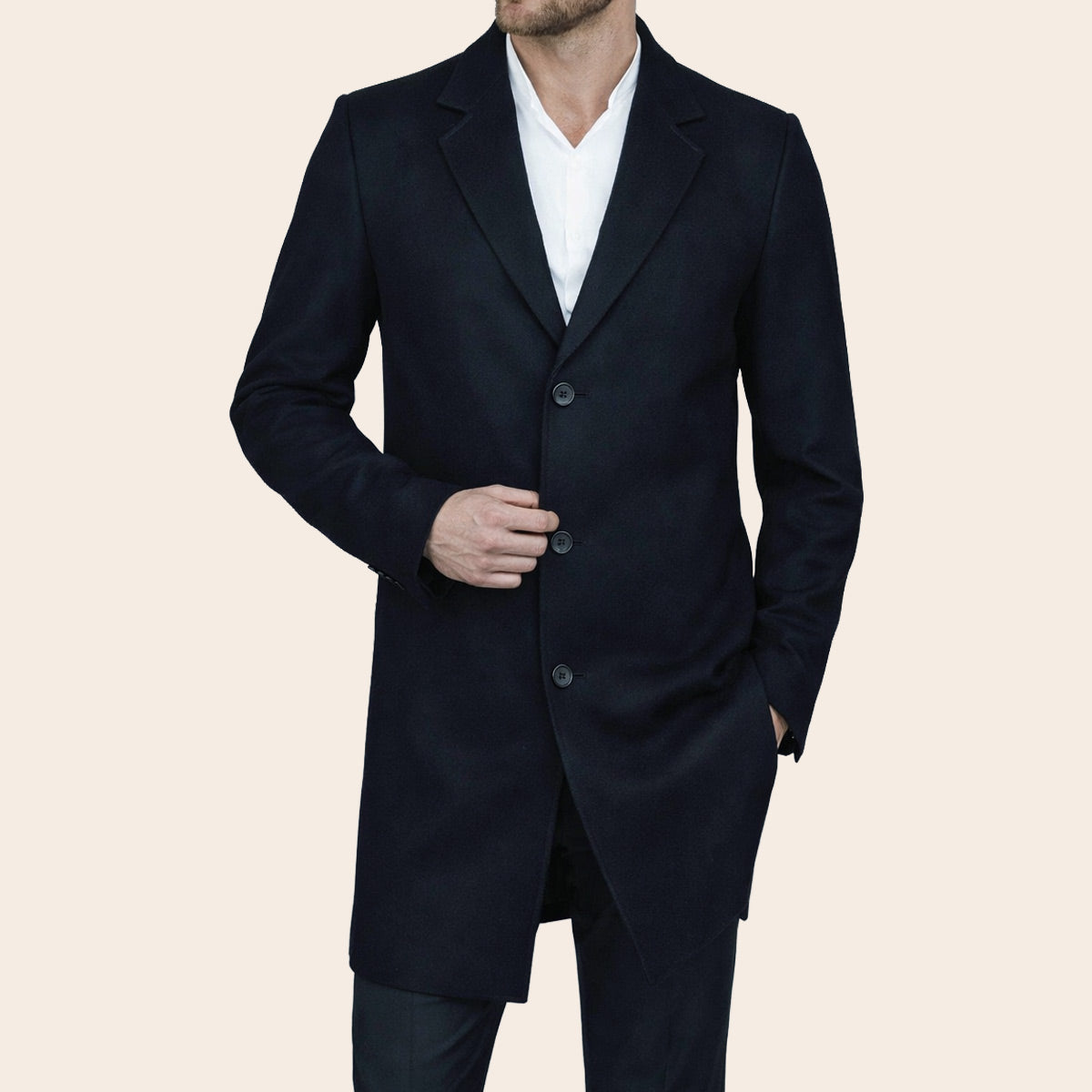 Men's Half Coat (BL-134|NCH)