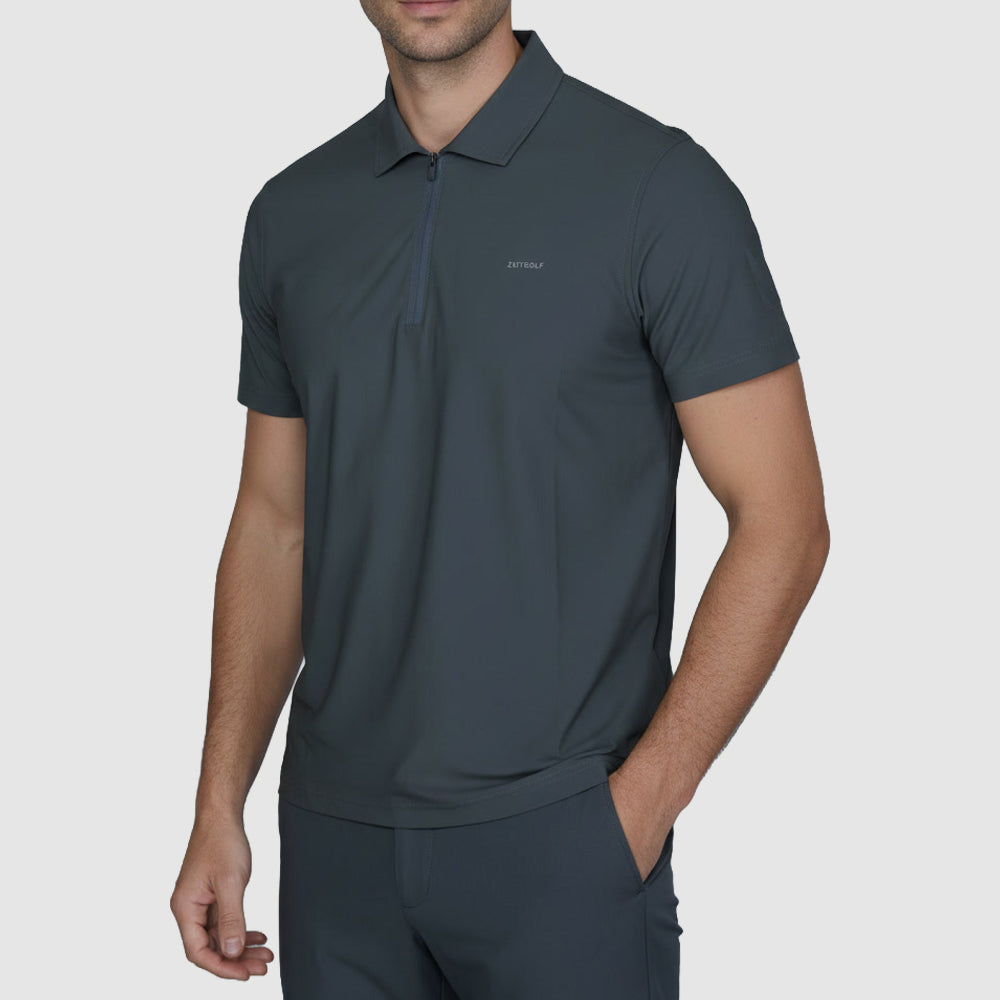 Aether Crisp Sporty Performance Polo (ATJRSC-3|PKT/HSQ)