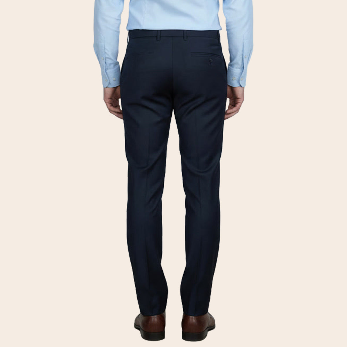 Men's Wool Rich Blend Trouser (STR-86|PTL)