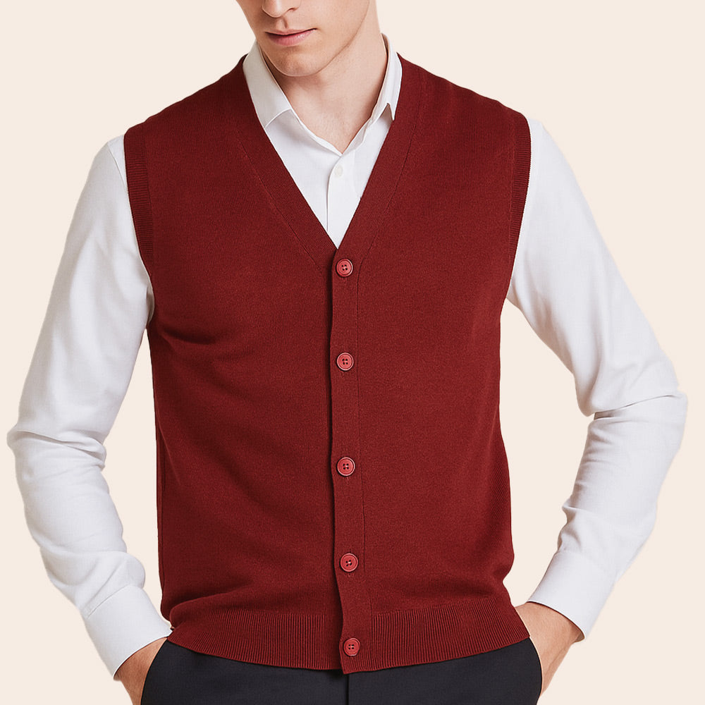 Men's Cardigan (LW-065|VNK/SLL)