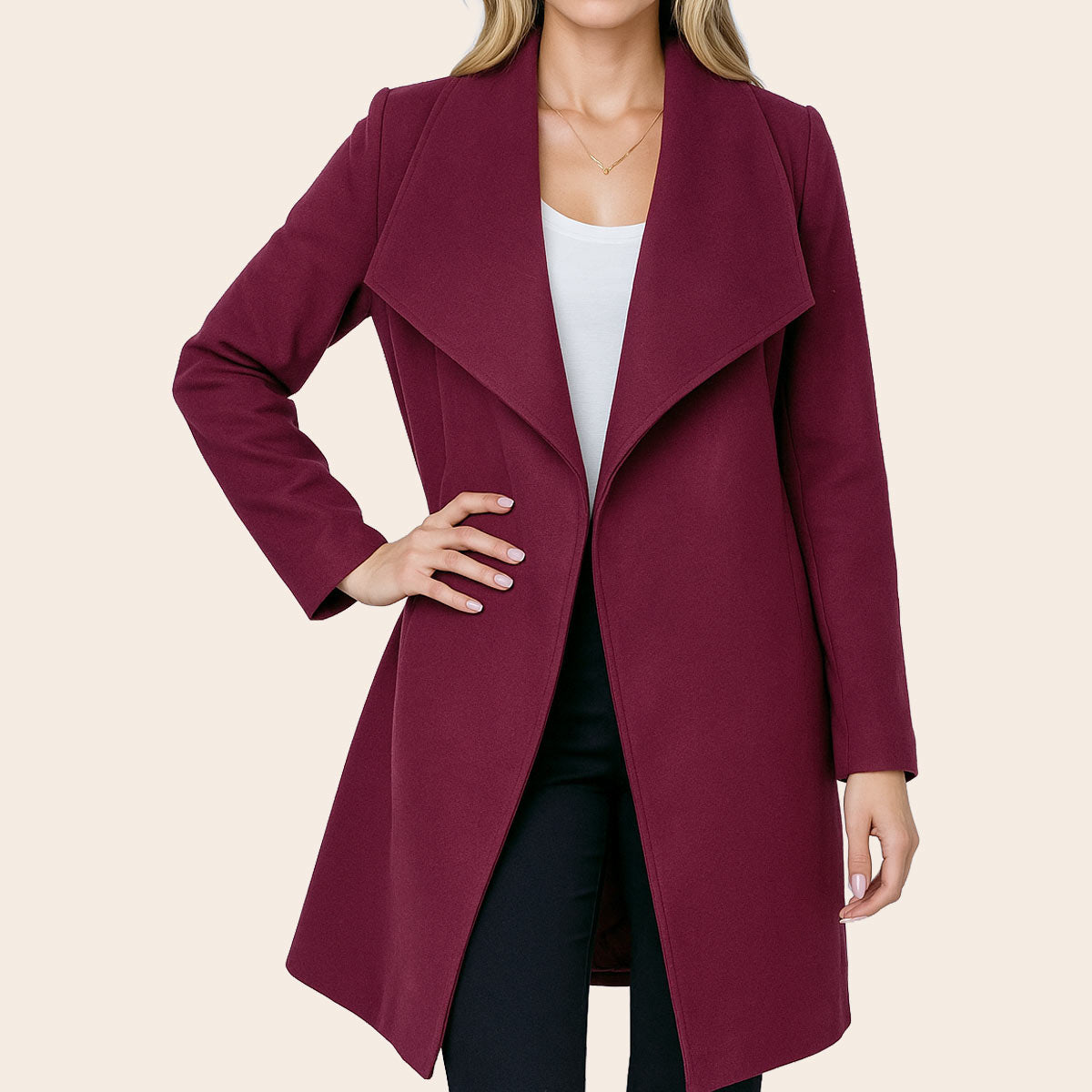 Women's Half Coat (KNT-74|1813)