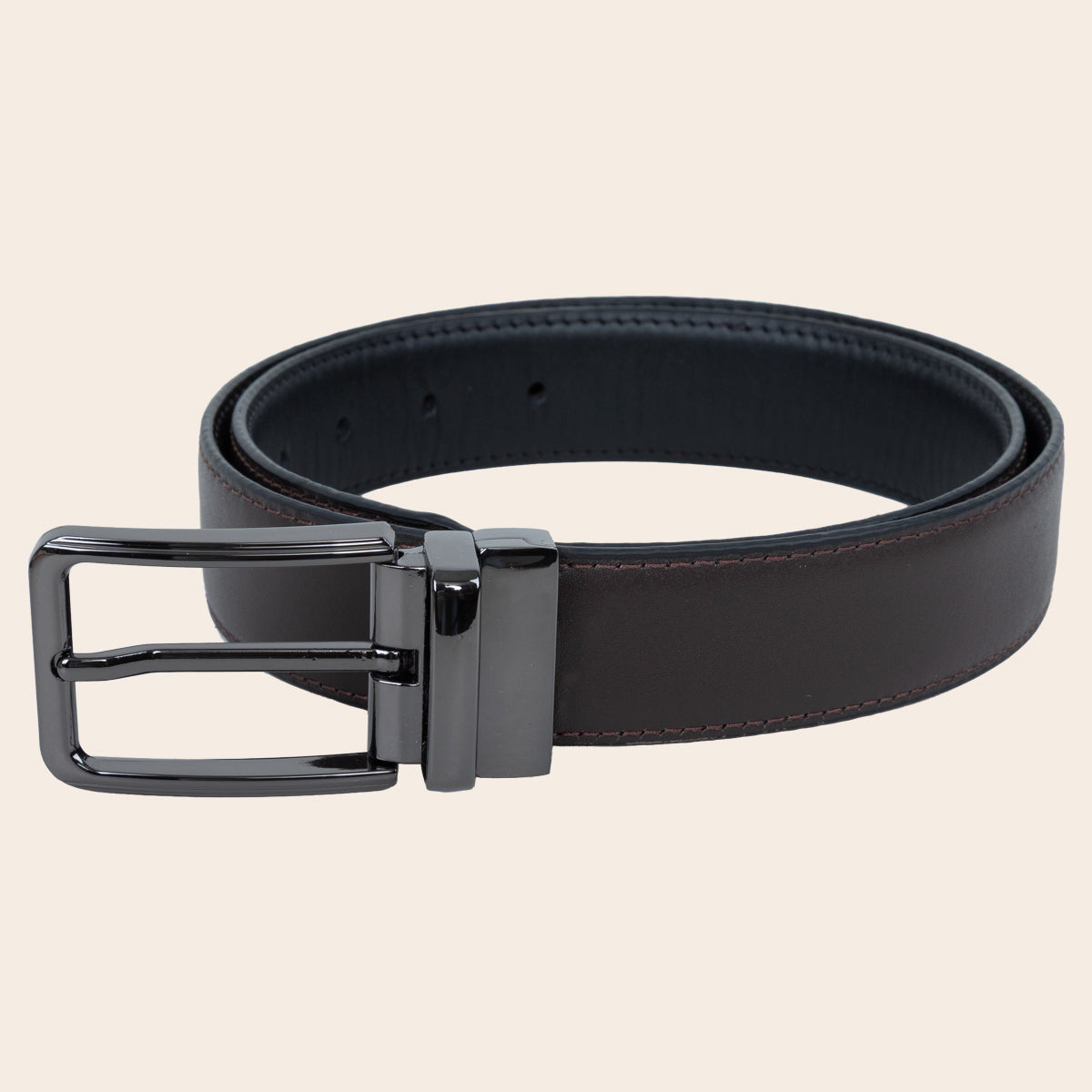 Men's Reversible Leather Belt (ZAL-105/BTL-1|MAT)
