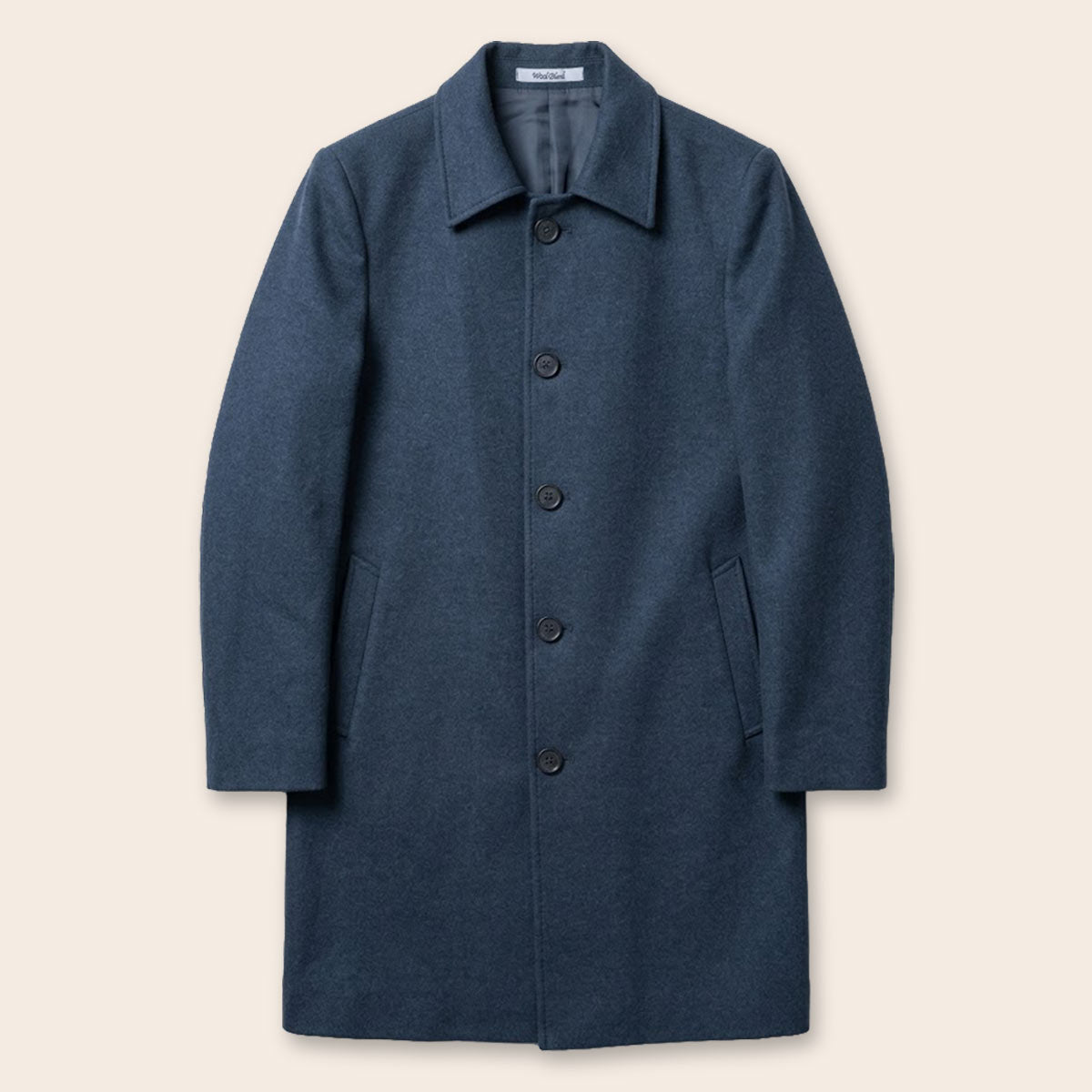 Men's Wool Blend Half Coat (LBL-34|CLR)