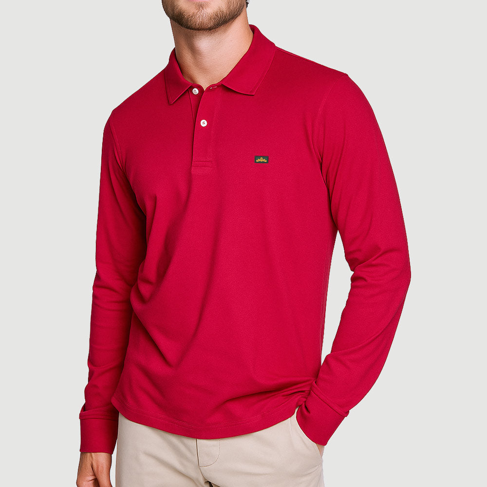 Men's Thermawick Winter Polo (ORGBDF-4|PKT/RSL)