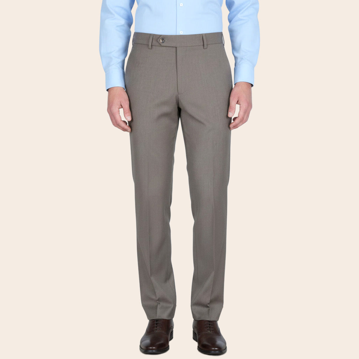 Men's Wool Rich Blend Trouser (STR-84|PTL)