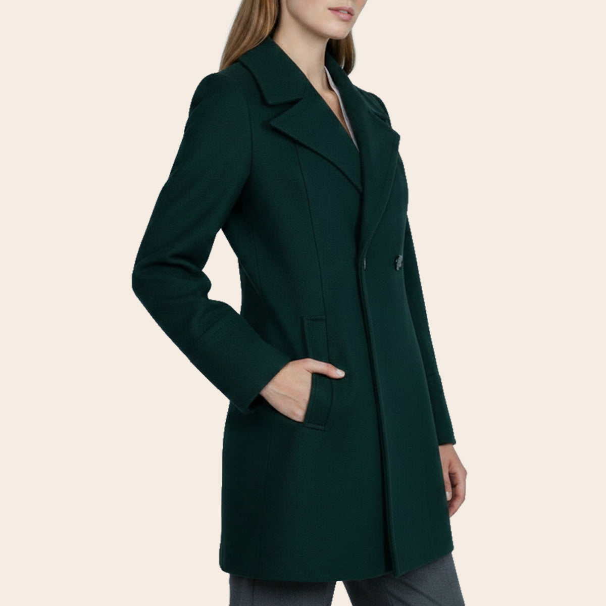 Women's Blazer Fabric Half Coat (ORGBLF-13|1116)