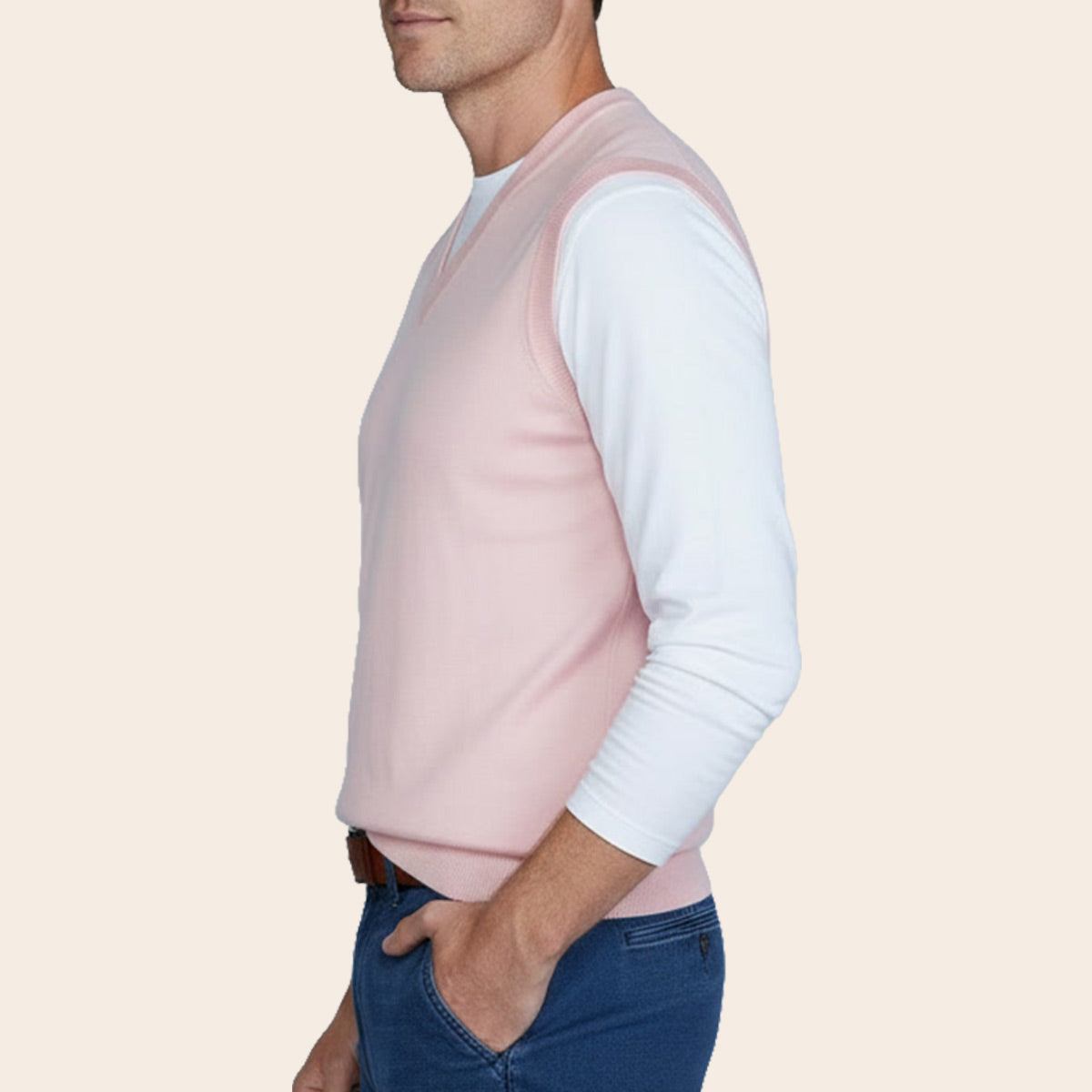 Men's Classic Lounge Sweater (PCSQ-034|VNK/SLL)