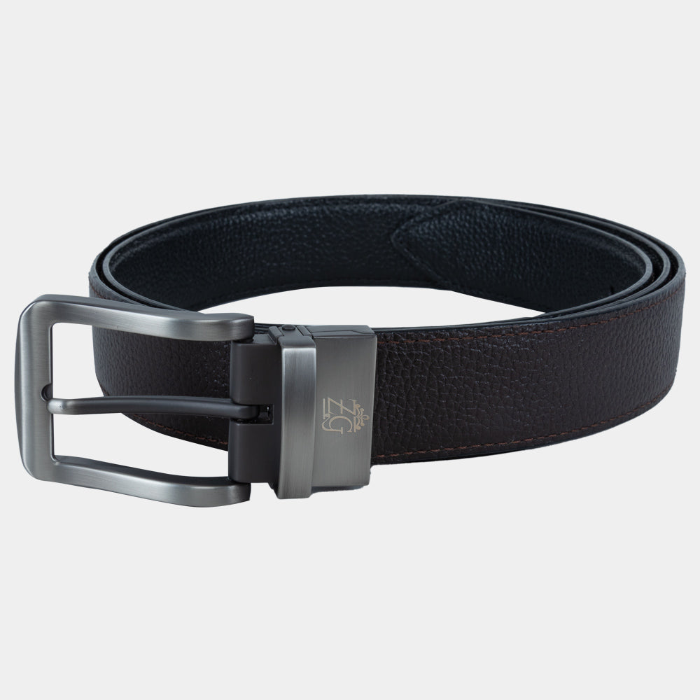 Men's Reversible Leather Belt (ZAL-47/BTL-6|MAT)