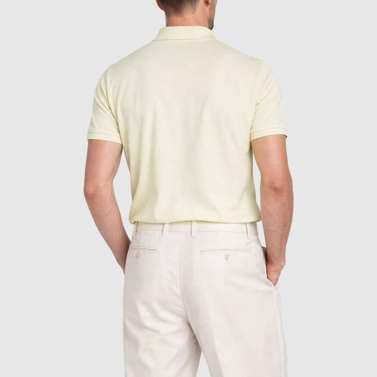 Men's Cotton Stretch Pique Golf Polo (PKPCG-3|PKT/HSL)