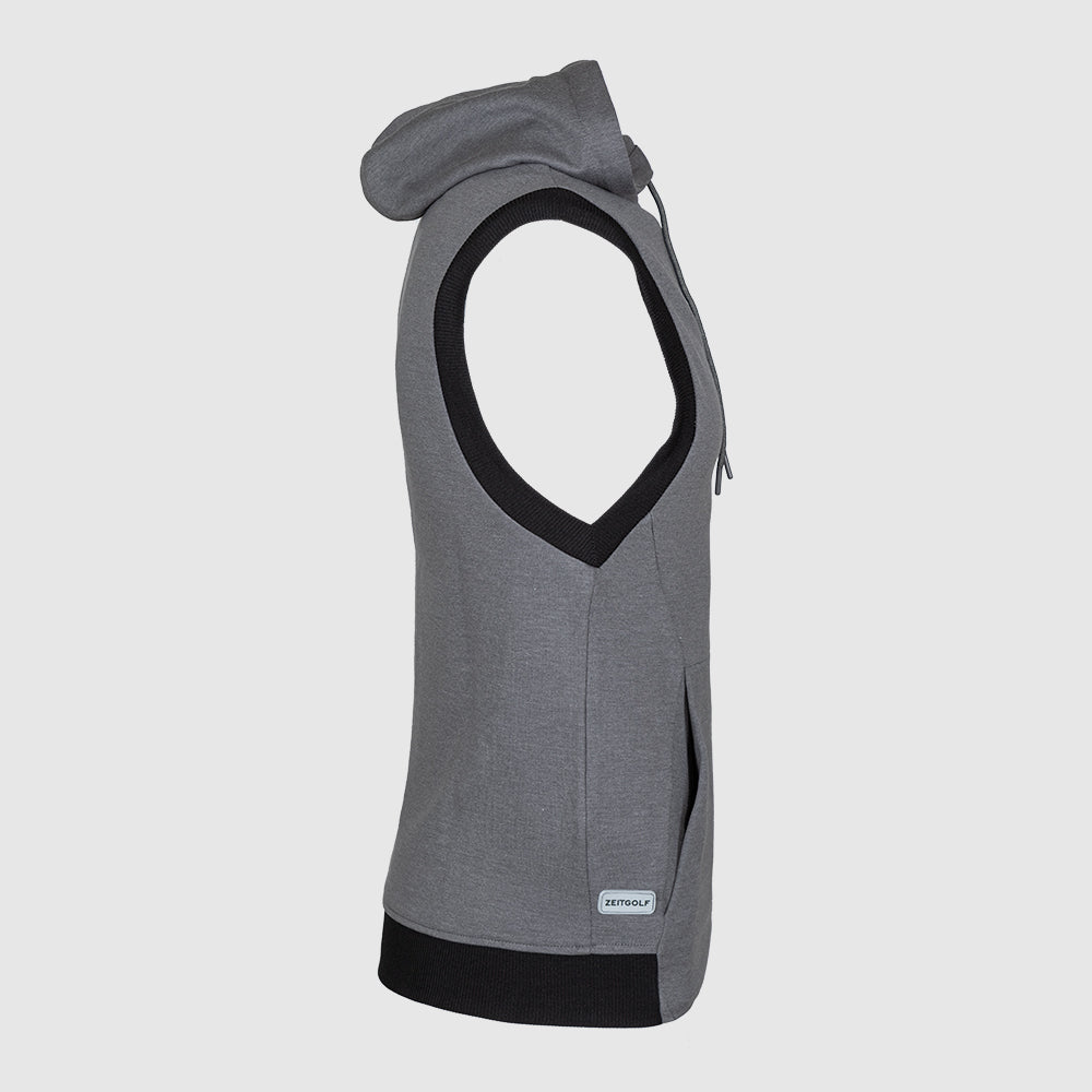 Men's Lyocot Sleeveless Hoodie (JRCSS-11|U3192)