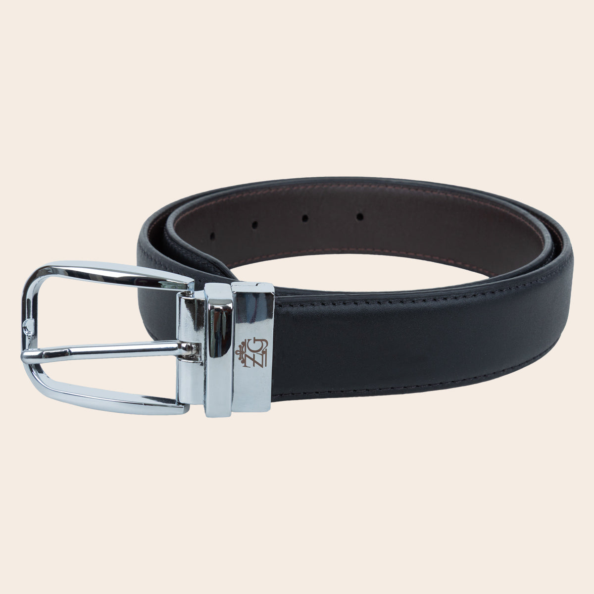 Men's Reversible Leather Belt (ZAL-87/BTL-1|MAT)