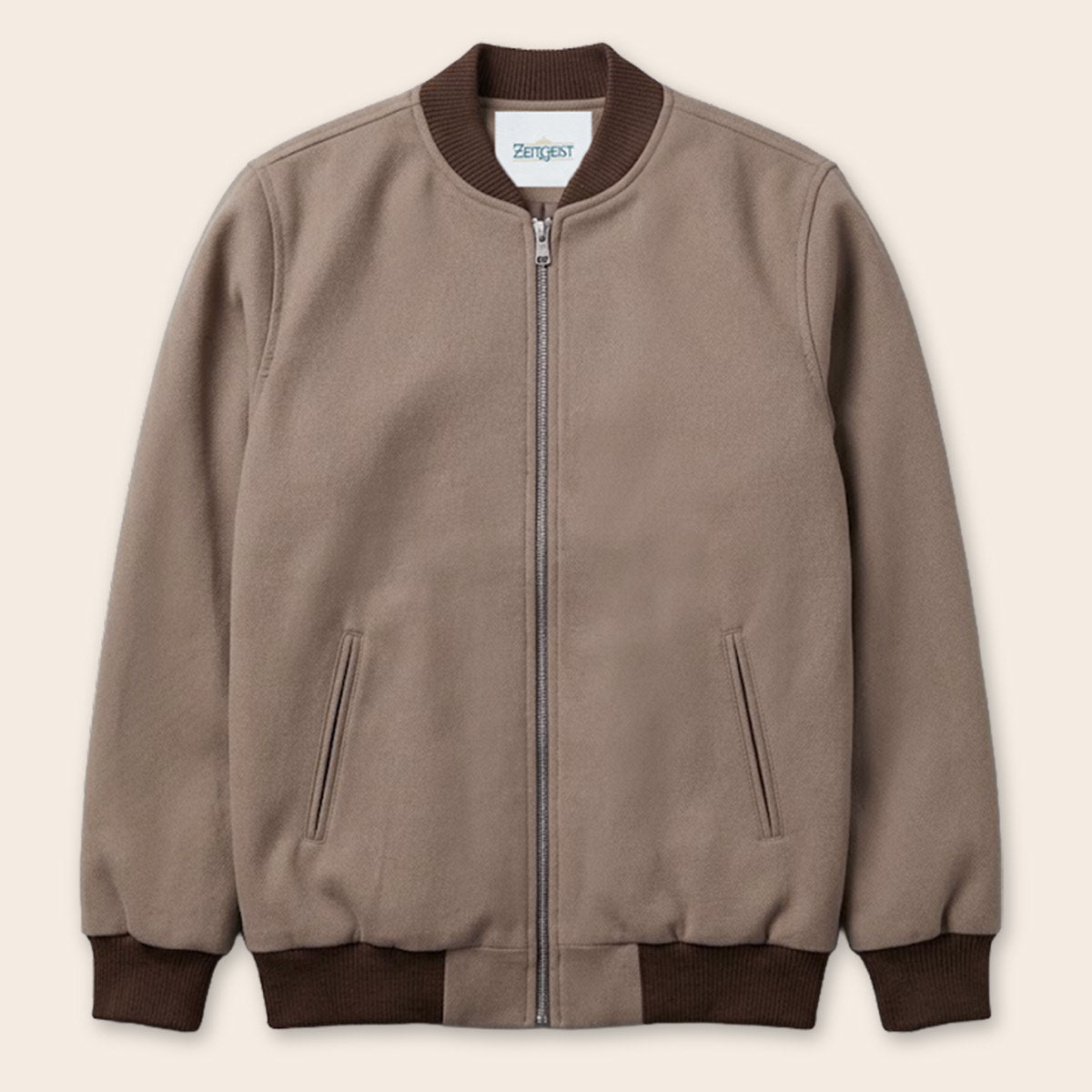 Men's Microfiber Bomber Jacket (ORGKNT-4|BR3)