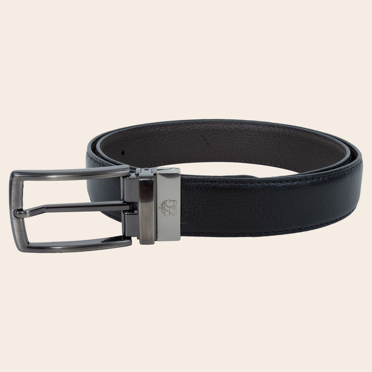 Men's Reversible Leather Belt (ZAL-101/BTL-6|MAT)