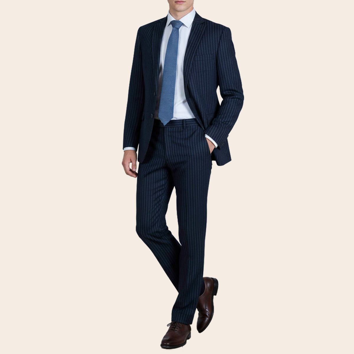 Men's Linen Flex Suit (LINCFX-50|TLF18)