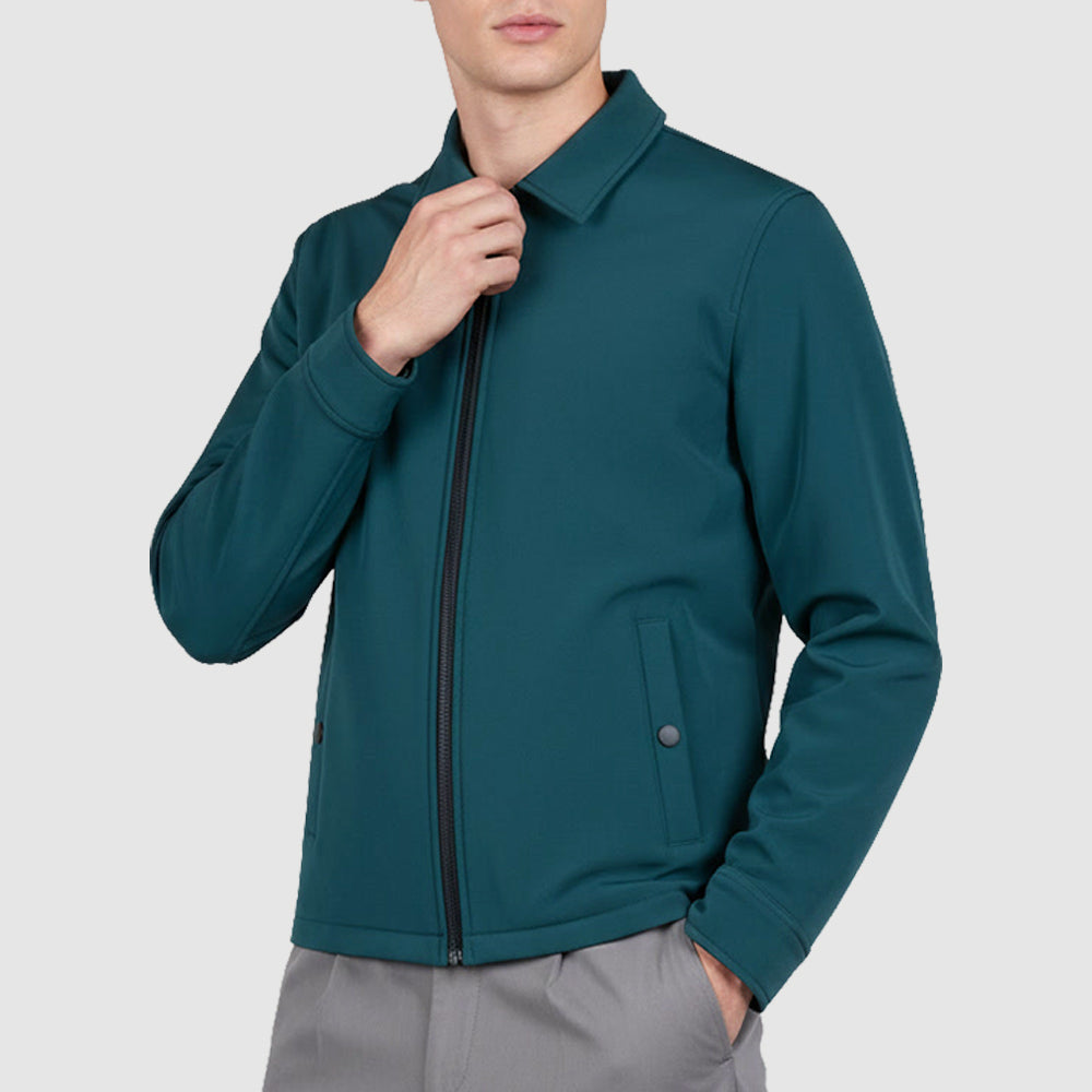 Men's  Softshell Down Jacket (ORGSSF-6|U3418/TBK)
