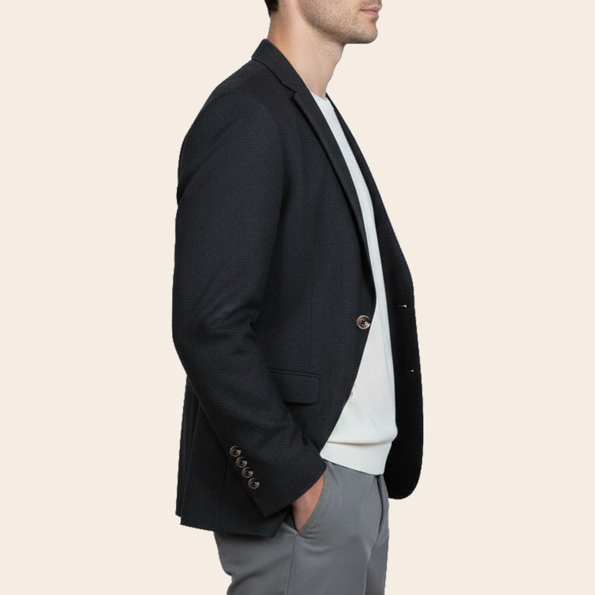 Men's Wool Blend Jacket (JTR-102|TLF18)