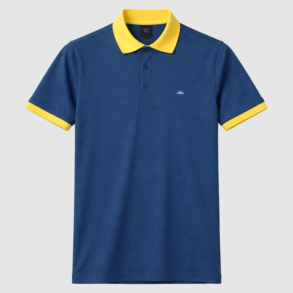 Men's Cotton Stretch Pique Golf Polo (PKPCG-11/12|PKT/HSL)