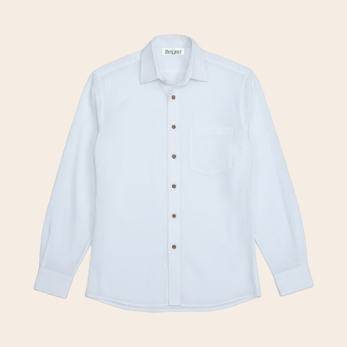 Men's Linen Blend Bushirt (VLIN-9|CLR/FSL)