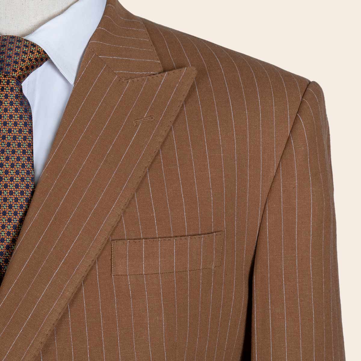 Men's Linen Flex Suit (LINCFX-51|TLF18/DB)