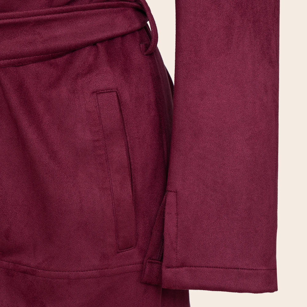 Women's Veloura Belted Half Coat (ORGSUD-5|1816)