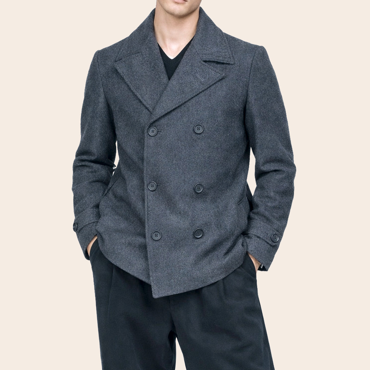 Men's Half Coat (BL-129|PCT)