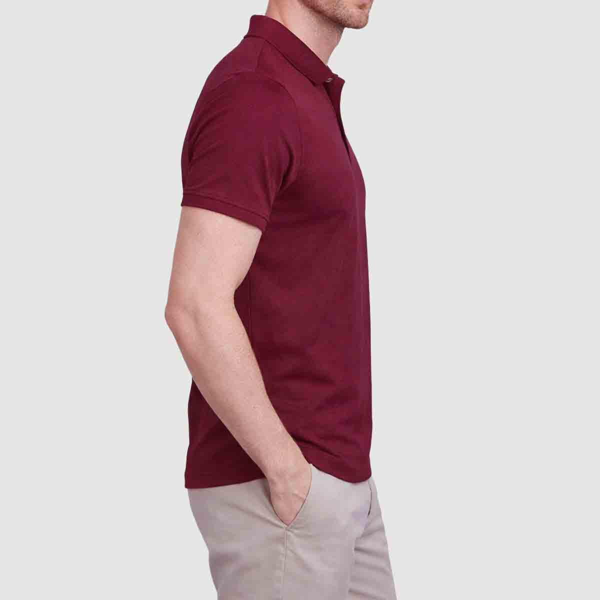 Men's Cotton Stretch Pique Golf Polo (PKPCG-6|PKT/HSL)