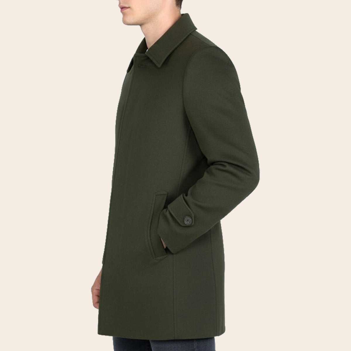 Men's Microfiber Half Coat (ORGKNT-6|MCT)