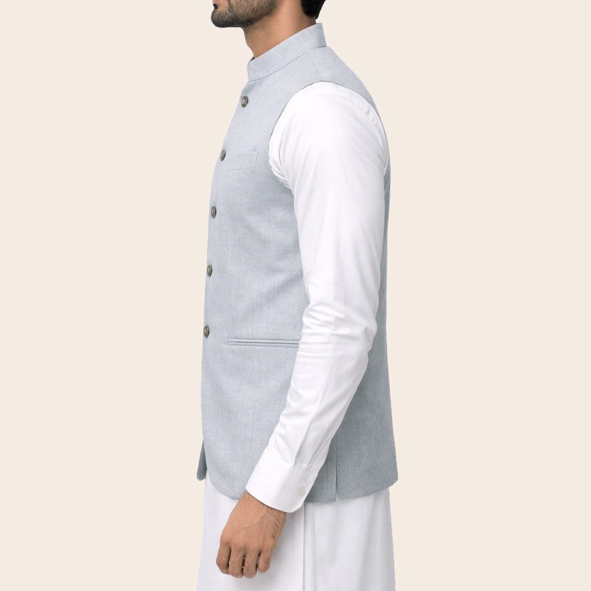 Men's Waist Coat (LIN-1448|REG)